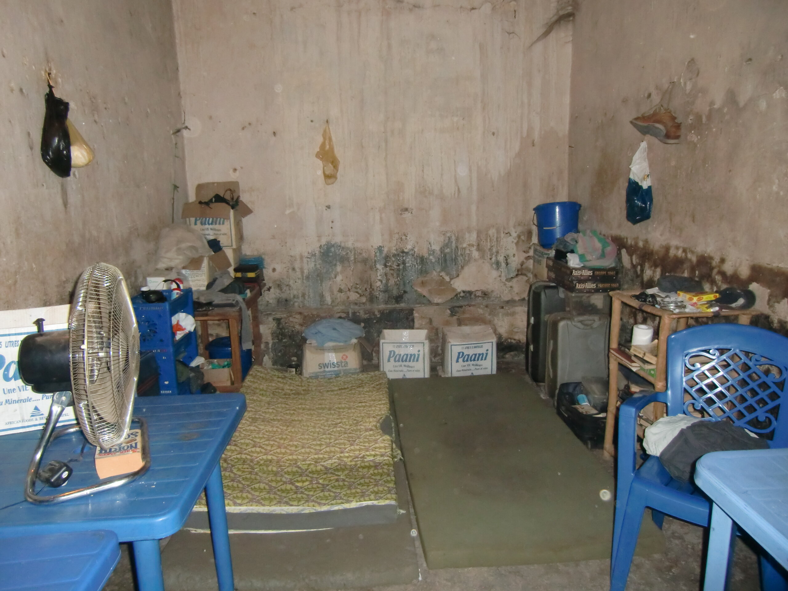 Joshua's prison cell