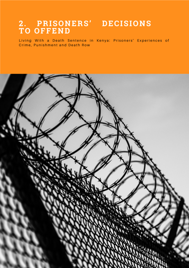 Prisoners' Decisions to Offend 