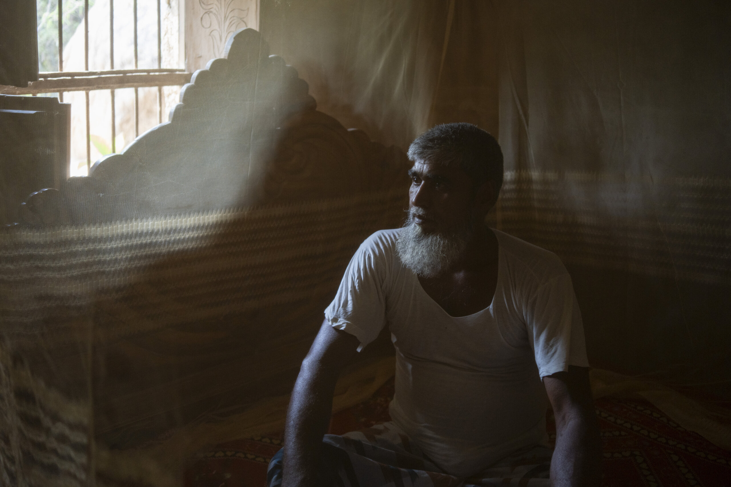 “The day I was sentenced and sent to the condemned cell, I entered the room and burst into tears. There were no windows, only a door. How could I survive in this room?" Sonaruddi endured 14 years on death row, awaiting execution for a crime he did not commit.

Photo credit: Mosfiqur Rahman Johan